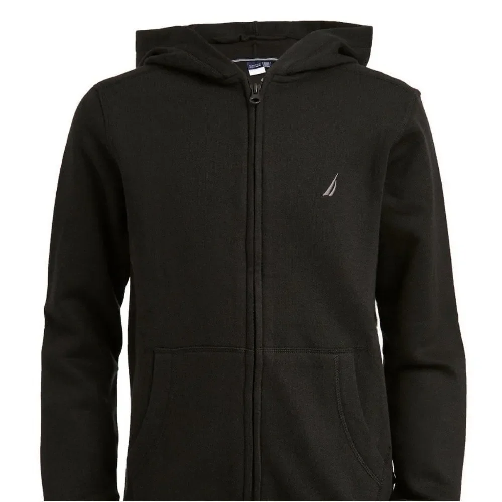 NAUTICA Big Boys Wilson Full-Zip Fleece Hoodie Fleece pullover - Picture 4 of 5